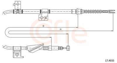 CABLU FRANA DE PARCARE