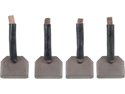 Carbon brush, starter