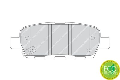 Brake Pad Set, disc brake FDB1693