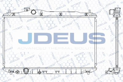 JDEUS M-0130090 Радиатор охлаждения двигателя  для HONDA CIVIC (Хонда Цивик)