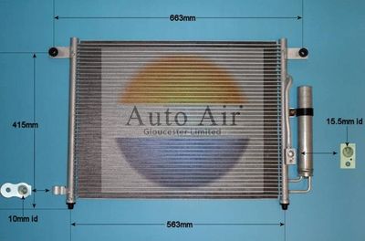 Condenser, air conditioning Auto Air Gloucester 16-2050