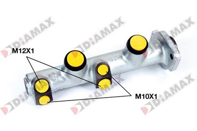 Главный тормозной цилиндр DIAMAX N04354 для RENAULT 25