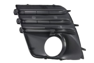 Voorbumper afdekking Voor Rechts (met mistlampgaten, zwart) past: SUBARU FORESTER SK 01.22-12.23