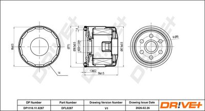 ÖLFILTER DR!VE+ DP1110110287 3