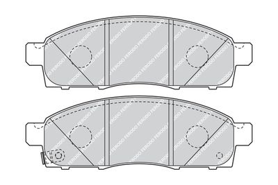 Bromsbeläggssats, skivbroms FERODO FVR4415