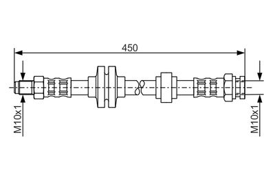 BREMSSCHLAUCH BOSCH 1987476880 4