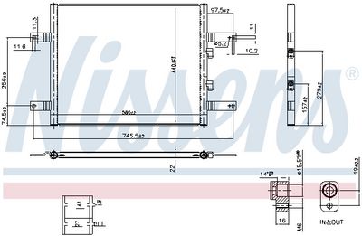 CONDENSATOR CLIMATIZARE NISSENS 941307 5
