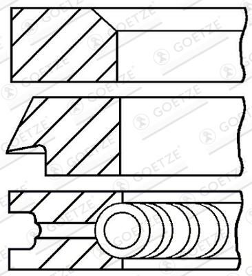 SET SEGMENTI PISTON
