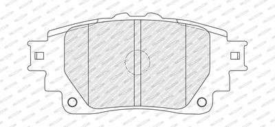 Remblokken set Achter , past: LEXUS LBX, NX II, RX, RZ, UX  TOYOTA BZ4X, COROLLA, HIGHLANDER, RAV 4 V, YARIS CROSS 1.5-Electric 12.18-