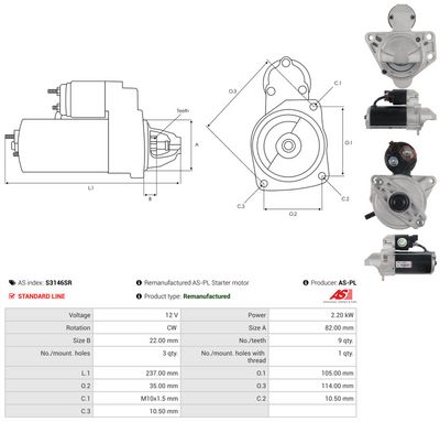 STARTER AS-PL S3146SR 4