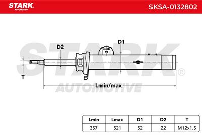 амортисьор STARK SKSA-0132802