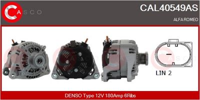 GENERATOR / ALTERNATOR CASCO CAL40549AS
