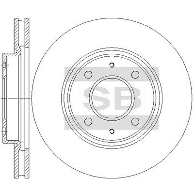 спирачен диск Hi-Q SD4337