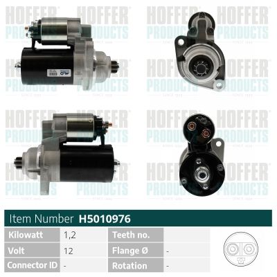 стартер HOFFER H5010976