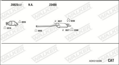 SISTEM DE ESAPAMENT WALKER ADK018396
