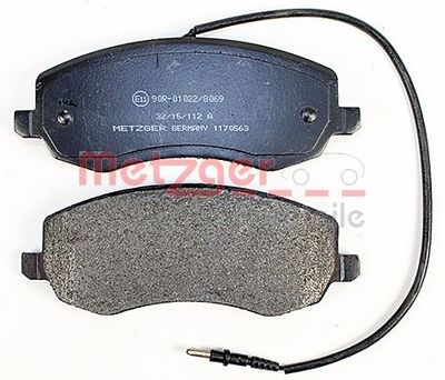 BREMSBELAGSATZ SCHEIBENBREMSE METZGER AUTOTEILE 1170563 2