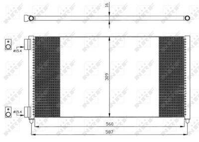 Condenser, air conditioning 35496