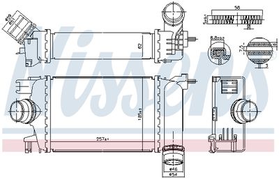 Chladič turba NISSENS 961526