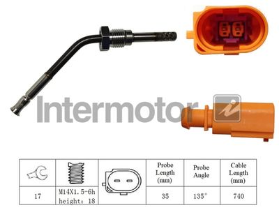 Sensor, exhaust gas temperature Intermotor 27059