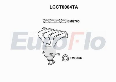 Katalizator EUROFLO 55571009