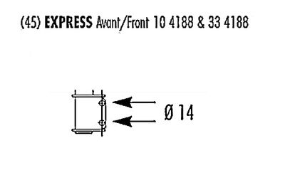 Амортизатор RECORD FRANCE 334188 для RENAULT EXPRESS