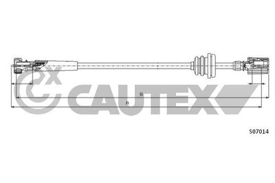 CAUTEX Snelheidsmeterkabel (760938)