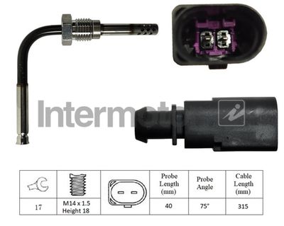 Sensor, exhaust gas temperature Intermotor 27335