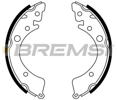 Комплект тормозных колодок BREMSI GF0702 для ACURA INTEGRA