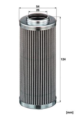 Hydraulisch filter (patroon) past: TEREX