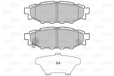 Brake Pad Set, disc brake 598929