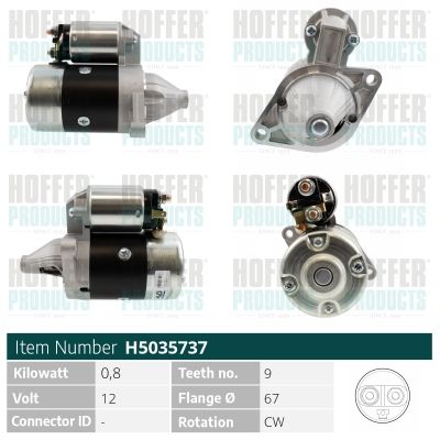 стартер HOFFER H5035737