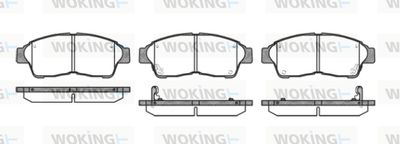 Комплект тормозных колодок, дисковый тормоз WOKING P5023.42 для TOYOTA PICNIC