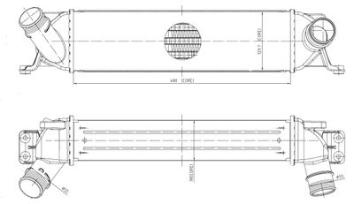 Laddluftkylare NRF 309062