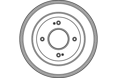 BREMSTROMMEL TRW DB4020 1