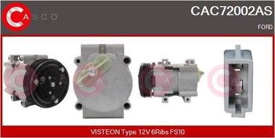 COMPRESOR CLIMATIZARE CASCO CAC72002AS