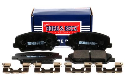 комплект спирачно феродо, дискови спирачки BORG & BECK BBP2578