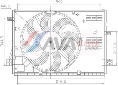 LüFTER MOTORKüHLUNG