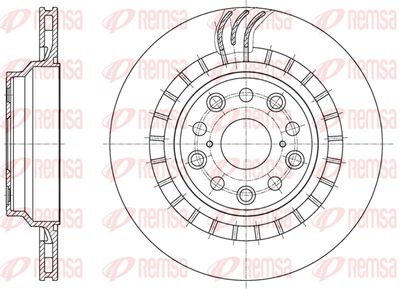 REMSA 61879.10 Тормозные диски  для LEXUS LS (Лексус Лс)