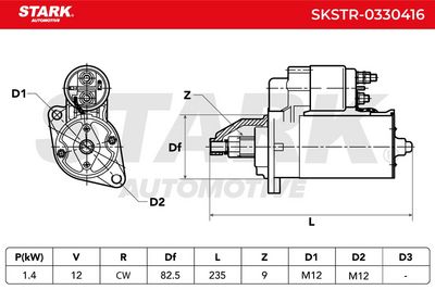стартер STARK SKSTR-0330416