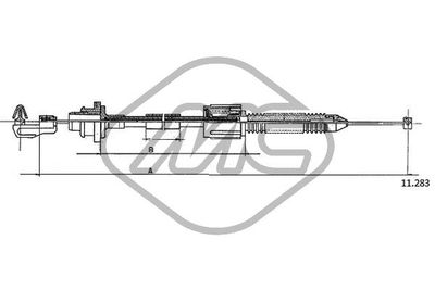 Linka gazu METALCAUCHO 83178