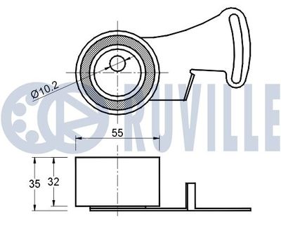 ROLA INTINZATOR CUREA DISTRIBUTIE RUVILLE 540128 1