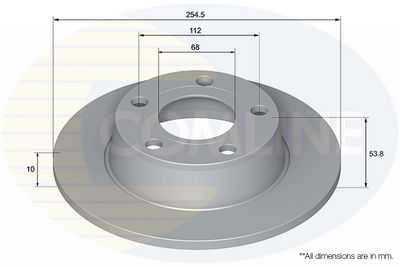 Brzdový kotouč COMLINE ADC4019