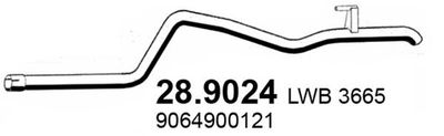 Rura wydechowa ASSO 28.9024