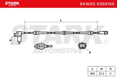 датчик, обороти на колелото STARK SKWSS-0350150