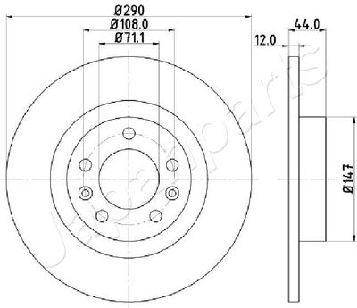 DISC FRANA JAPANPARTS DP0619 1