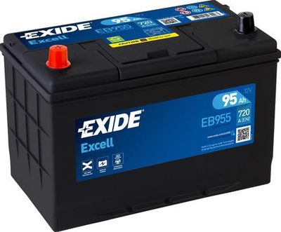 Стартерная аккумуляторная батарея EXIDE EB955 для SSANGYONG RODIUS