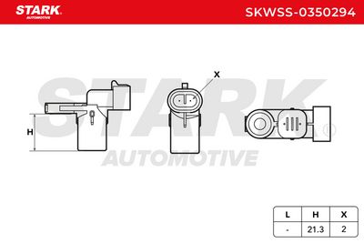 датчик, обороти на колелото STARK SKWSS-0350294