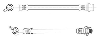 CEF 514575 Тормозной шланг  для NISSAN JUKE (F15) 1.6 DIG-T