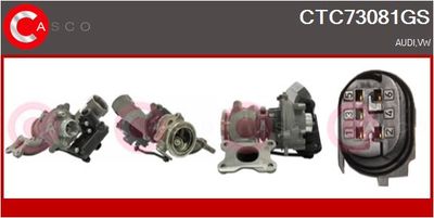CASCO CTC73081GS Турбина  для AUDI A3 Кабриолет (8V7, 8VE) 1.4 TSI