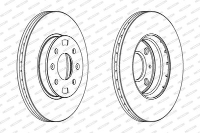 DISC FRANA FERODO DDF1603C